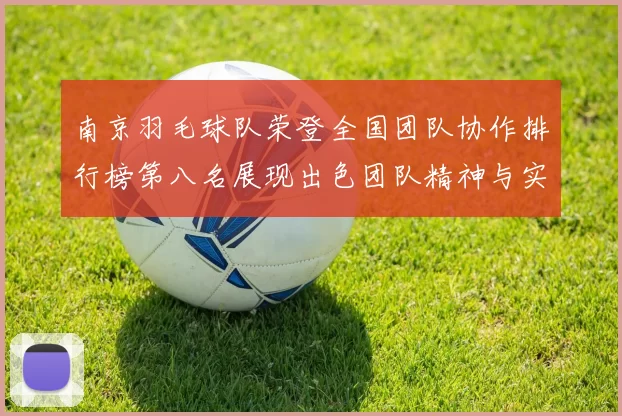 南京羽毛球队荣登全国团队协作排行榜第八名展现出色团队精神与实力